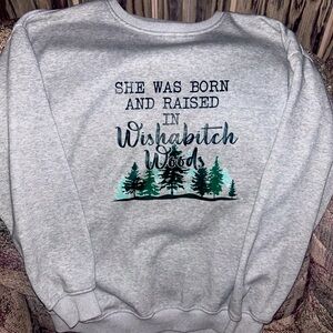 Funny Midwest Women’s Large Crewneck